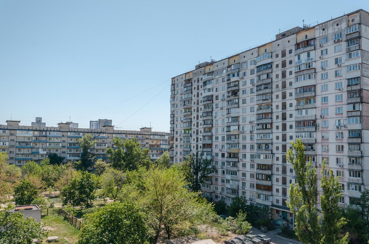 Artal Apartment On Obolonskyi Avenue 16A Kiew Exterior foto
